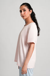 Kelly – LaRosa Night Wears for Women – Cotton Summer Sets Collection | Larosawears | Shop Online – Side View